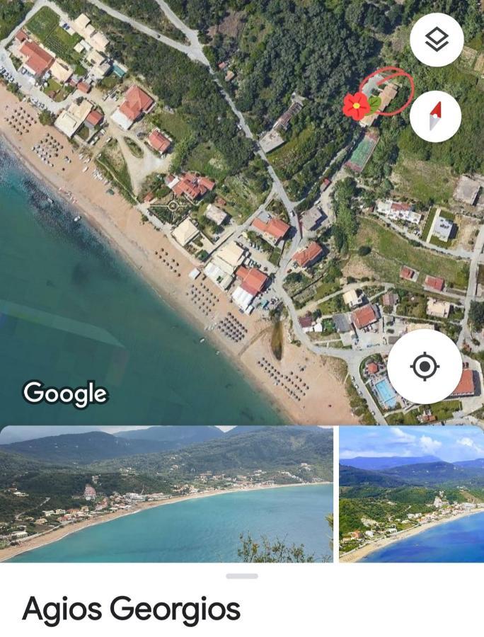 Corfu Escape Five Apartment Agios Georgios Pagon Luaran gambar
